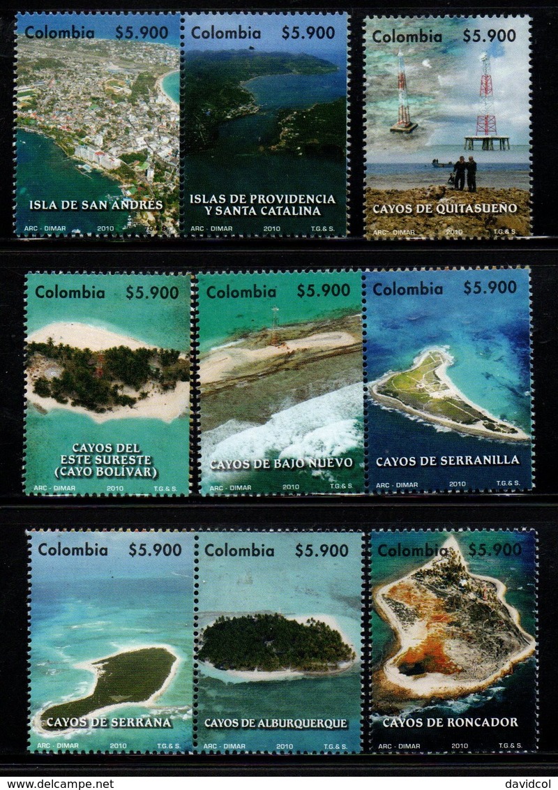 A691-COLOMBIA- 2010 -MNH- 500 YEARS DISCOVERY SAN ANDRES ISLANDS - Colombia