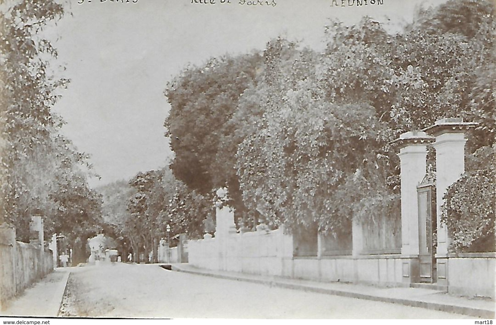Carte Postale - Rue De Paris à St DENIS - Réunion - Années 1900 - - Saint Denis