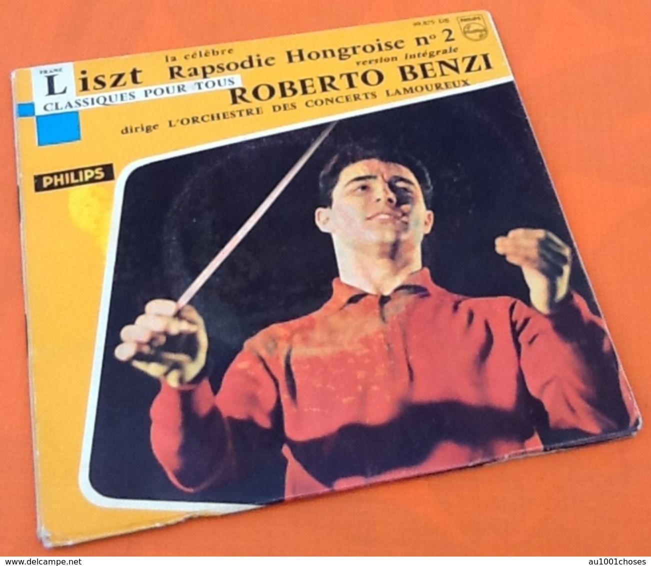 Vinyle 45 Tours   Roberto Benzi   Litszt La Célèbre Rapsodie Hongroise N°2  (1961) - Clásica