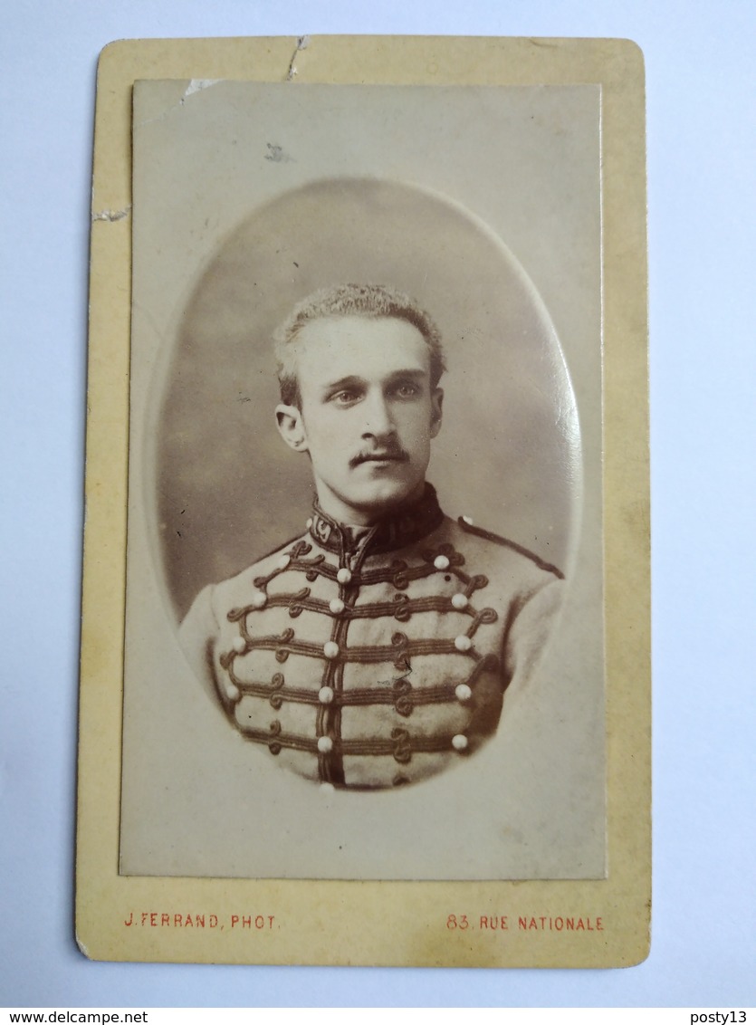 CDV Militaire Chasseur à Cheval Du 19 ème - Circa 1896 - Photo Jules Ferrand, LILLE - BE - Guerre, Militaire