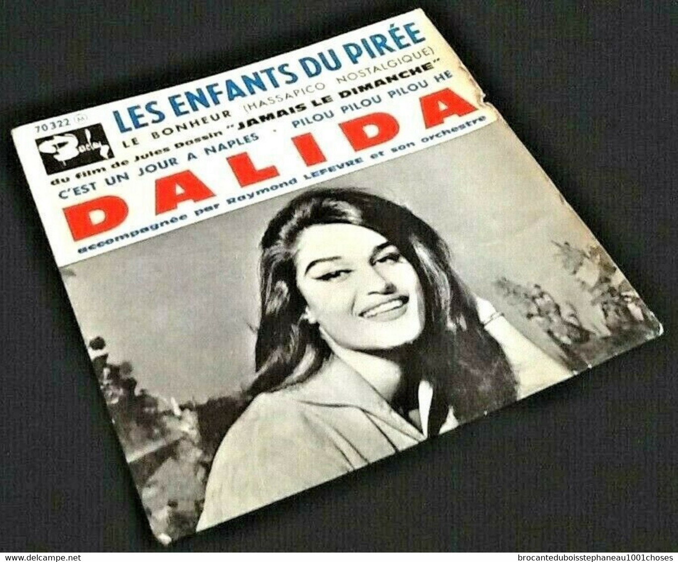 Vinyle 45 Tours  Dalida  Les Enfants Du Pirée (1962) Barclay 70322 - Música De Peliculas