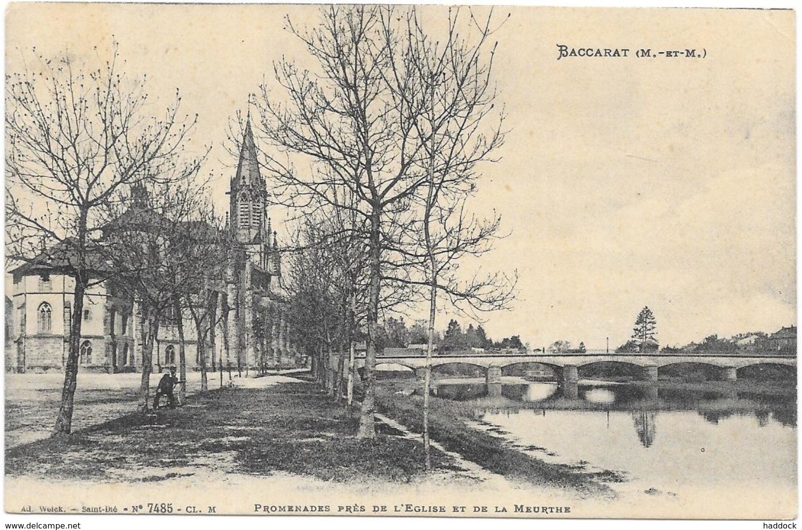 BACCARAT : PROMENADE PRES DE L'EGLISE - Baccarat