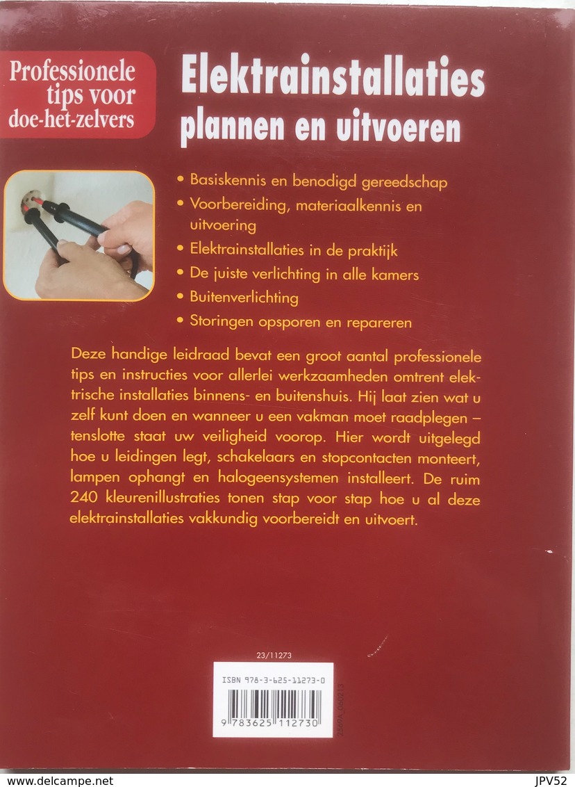 (79) Elektrainstallaties - Plannen En Uitvoeren - 95p. - Zo Goed Als Nieuw - H22x17cm - Sachbücher