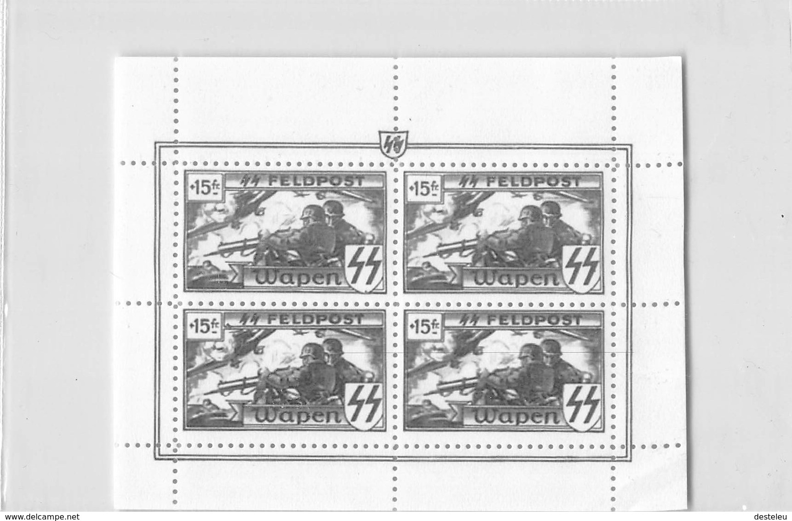 Reich Nazi Germany Postage Flemish Legion  WAFFEN SS FELDPOST Stamps - Unused Stamps
