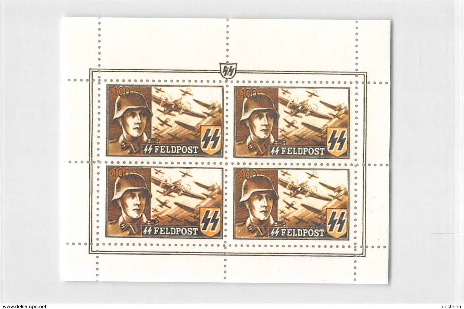 Reich Nazi Germany Postage Flemish Legion  WAFFEN SS FELDPOST Stamps - Unused Stamps