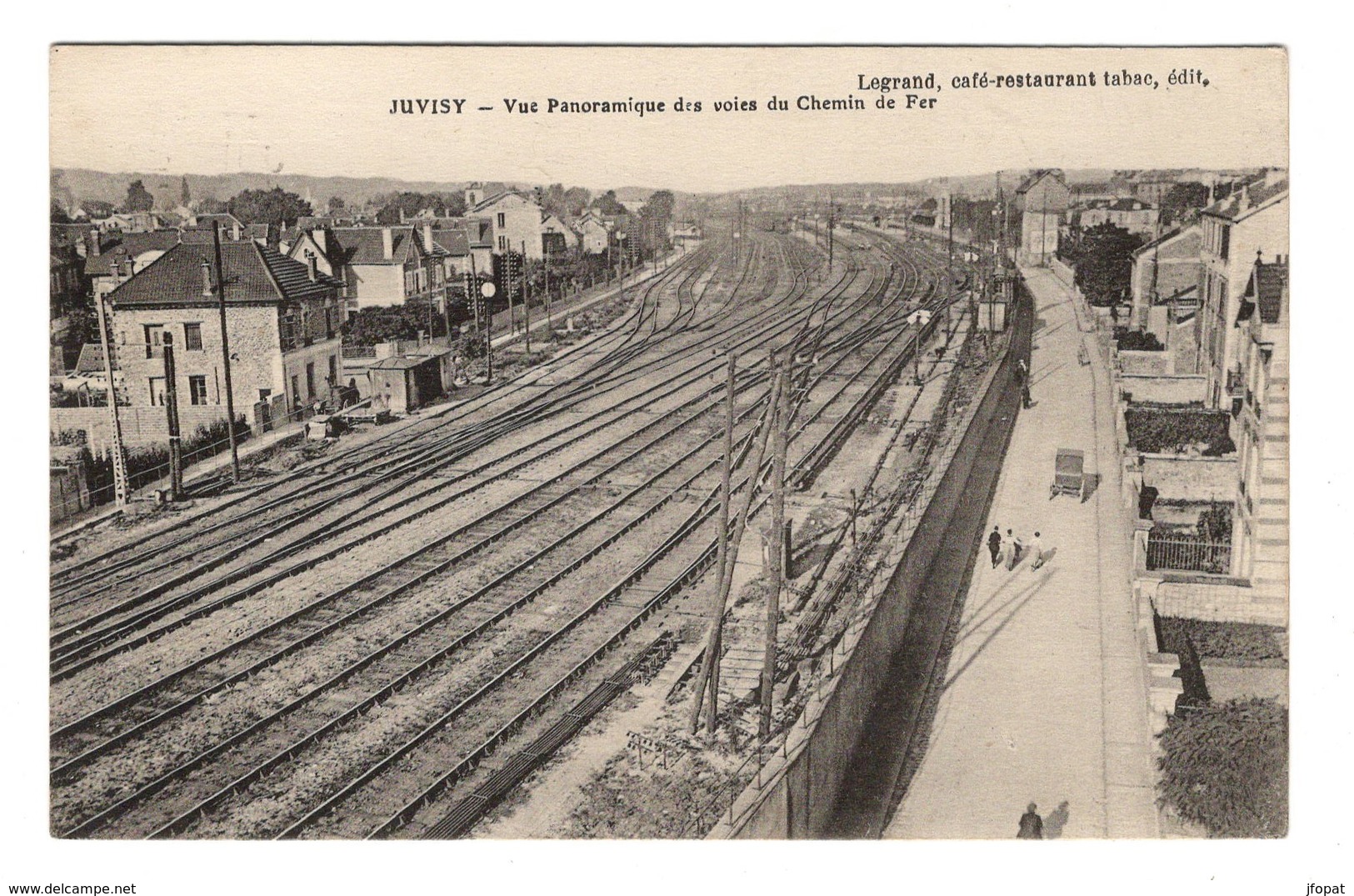 91 ESSONNE - JUVISY Vue Panoramique Des Voies Du Chemin De Fer - Juvisy-sur-Orge