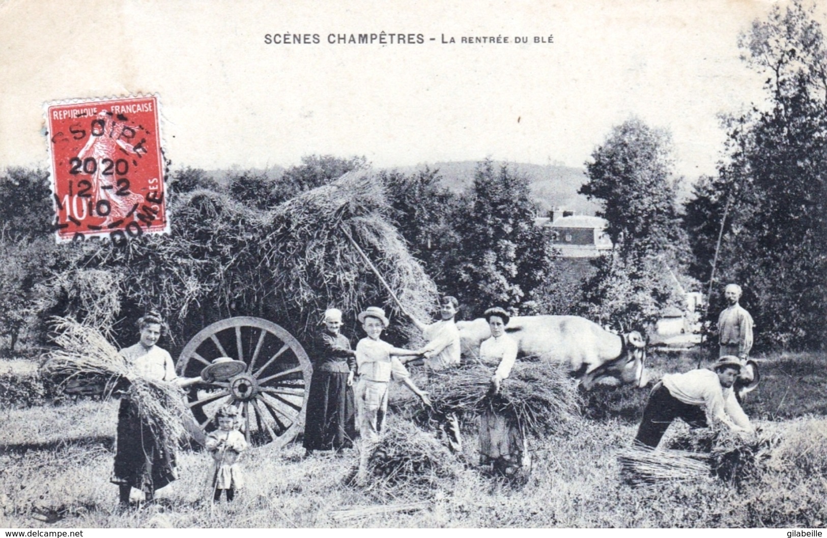 Agriculture - Scenes Champetres - La Rentrée Du Blé - 1910 - Cultures
