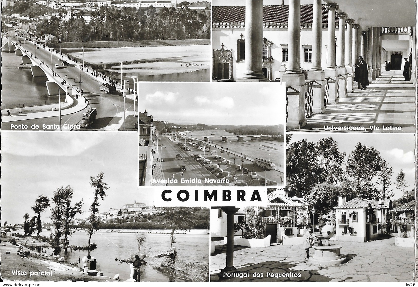 Coimbra (Portugal) Multivues: Universidade, Ponte De Santa Clara... - Coimbra