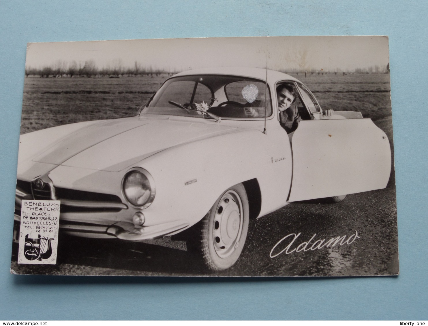 ALFA ROMEO ( ADAMO > R. Bylois Benelux Theater Bruxelles > Edit 't Sticht Utrecht N° AX 6154 ) Anno 19?? (voir Photo) ! - PKW