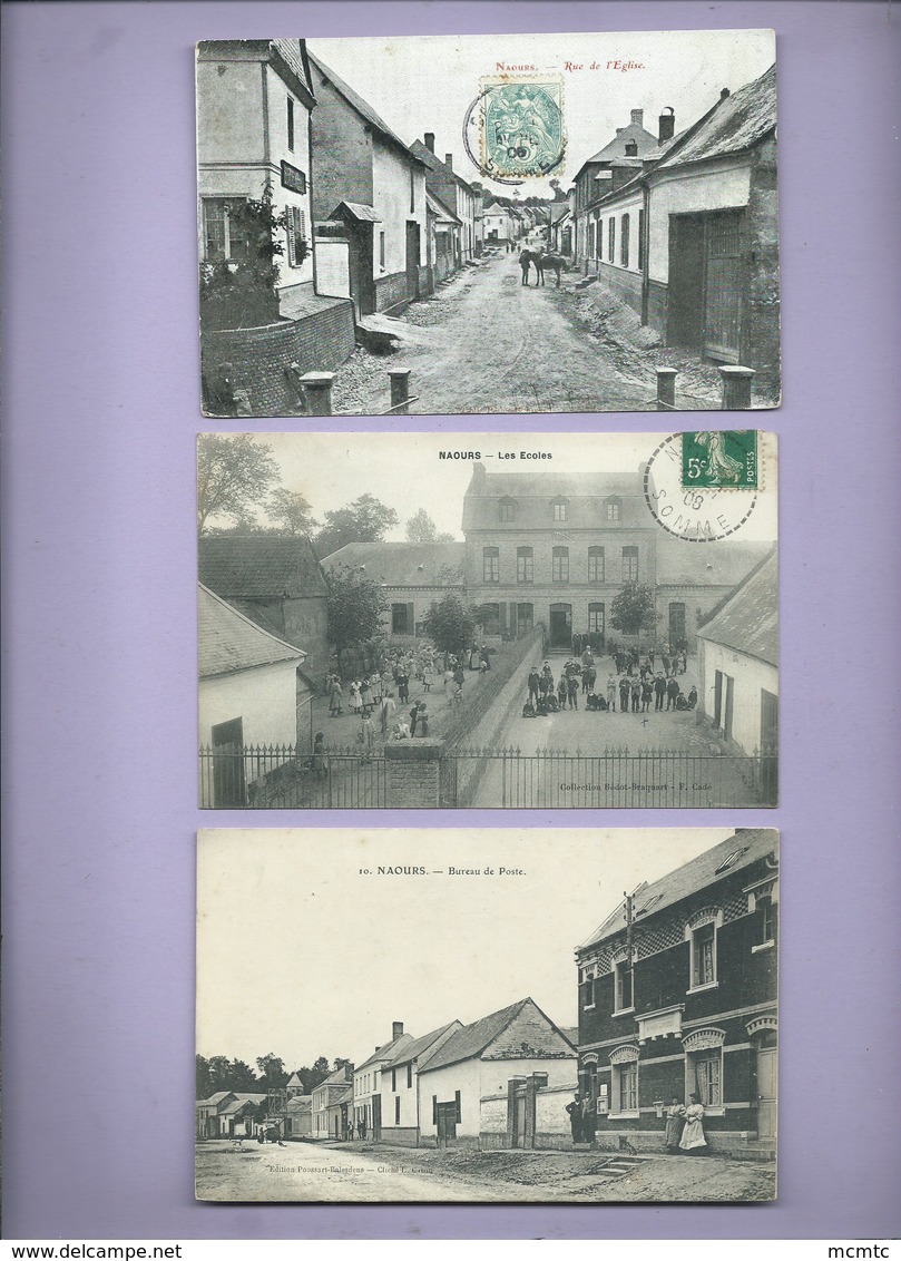 3 CPA - Naours   -(Somme) - Naours