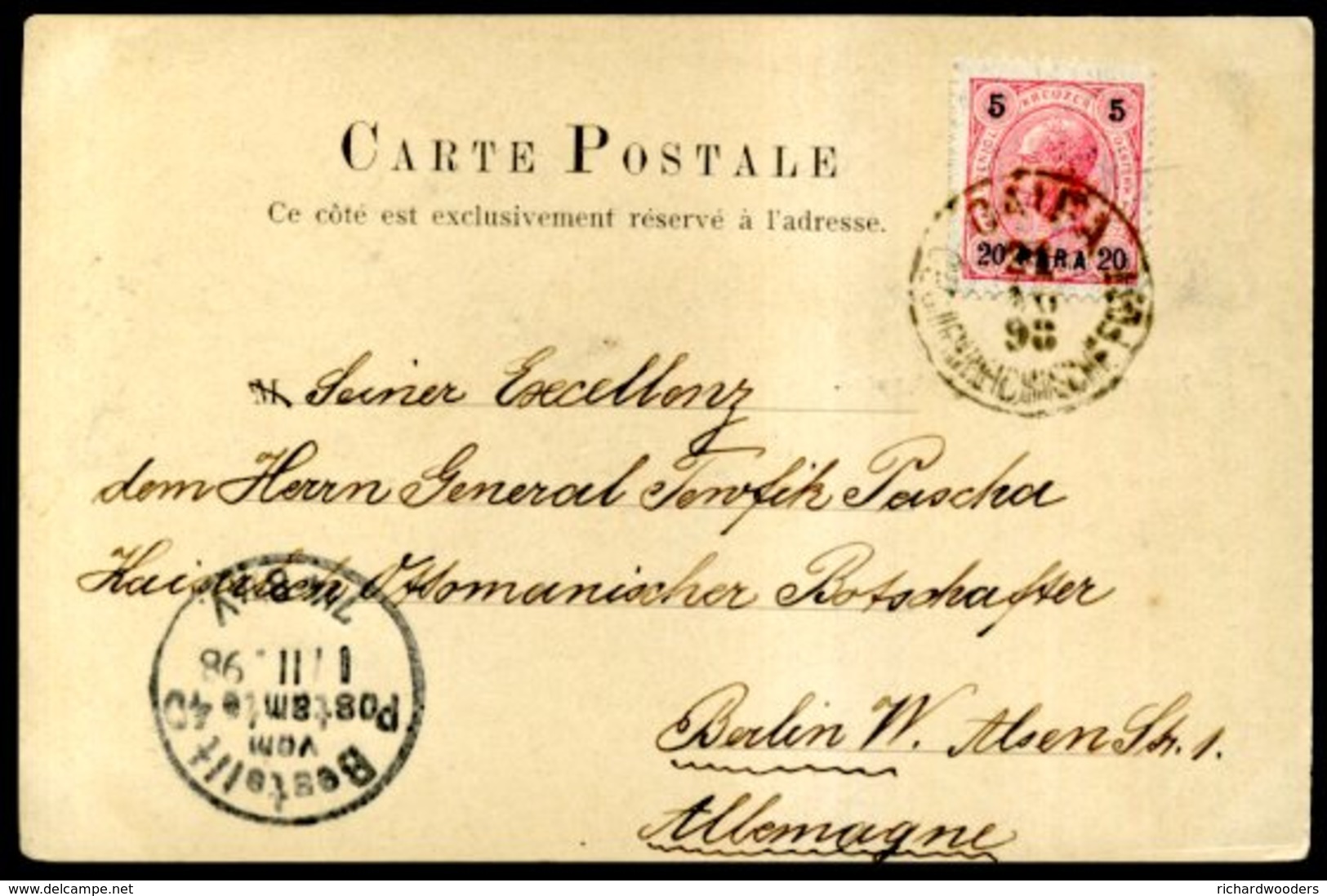 Austrian Levant (Austo-Hungarian POs In Turkey) - Lettres & Documents