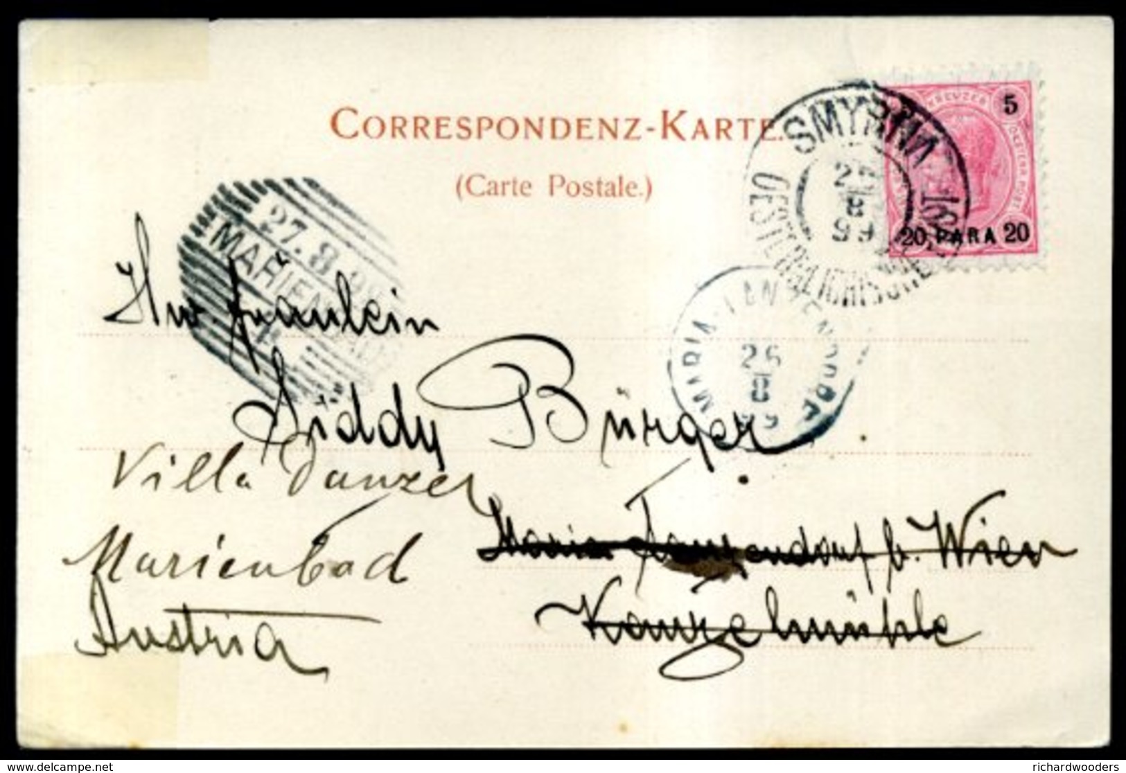 Austrian Levant (Austo-Hungarian POs In Turkey) - Lettres & Documents