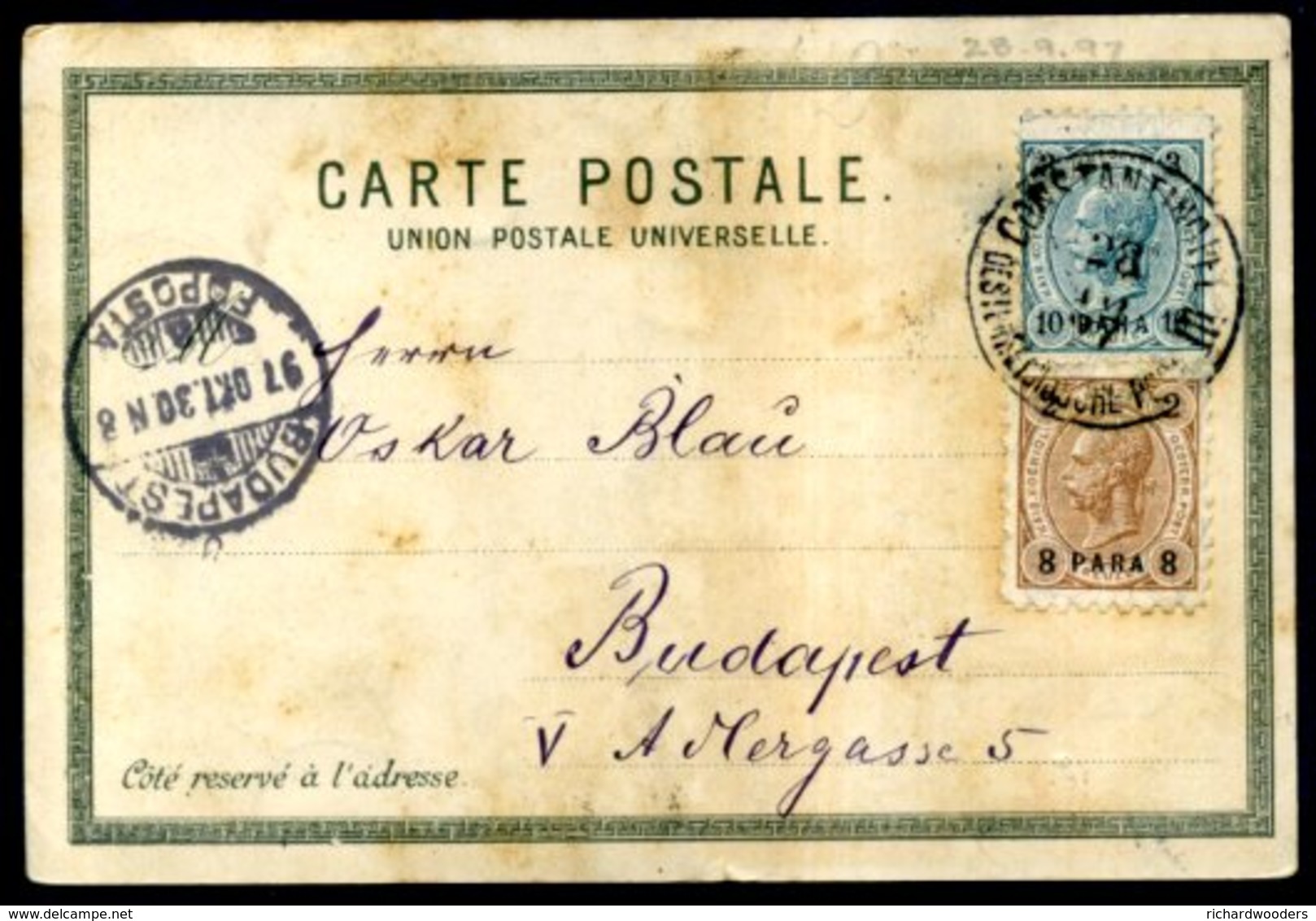 Austrian Levant (Austo-Hungarian POs In Turkey) - Storia Postale