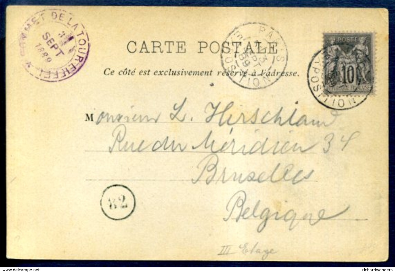 France - Covers - 1876-1898 Sage (Type II)