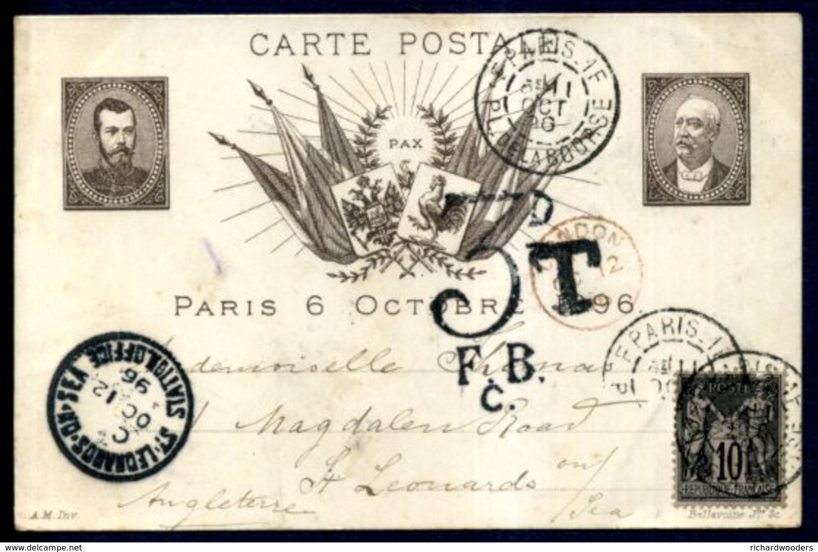 France - Covers - 1876-1898 Sage (Type II)