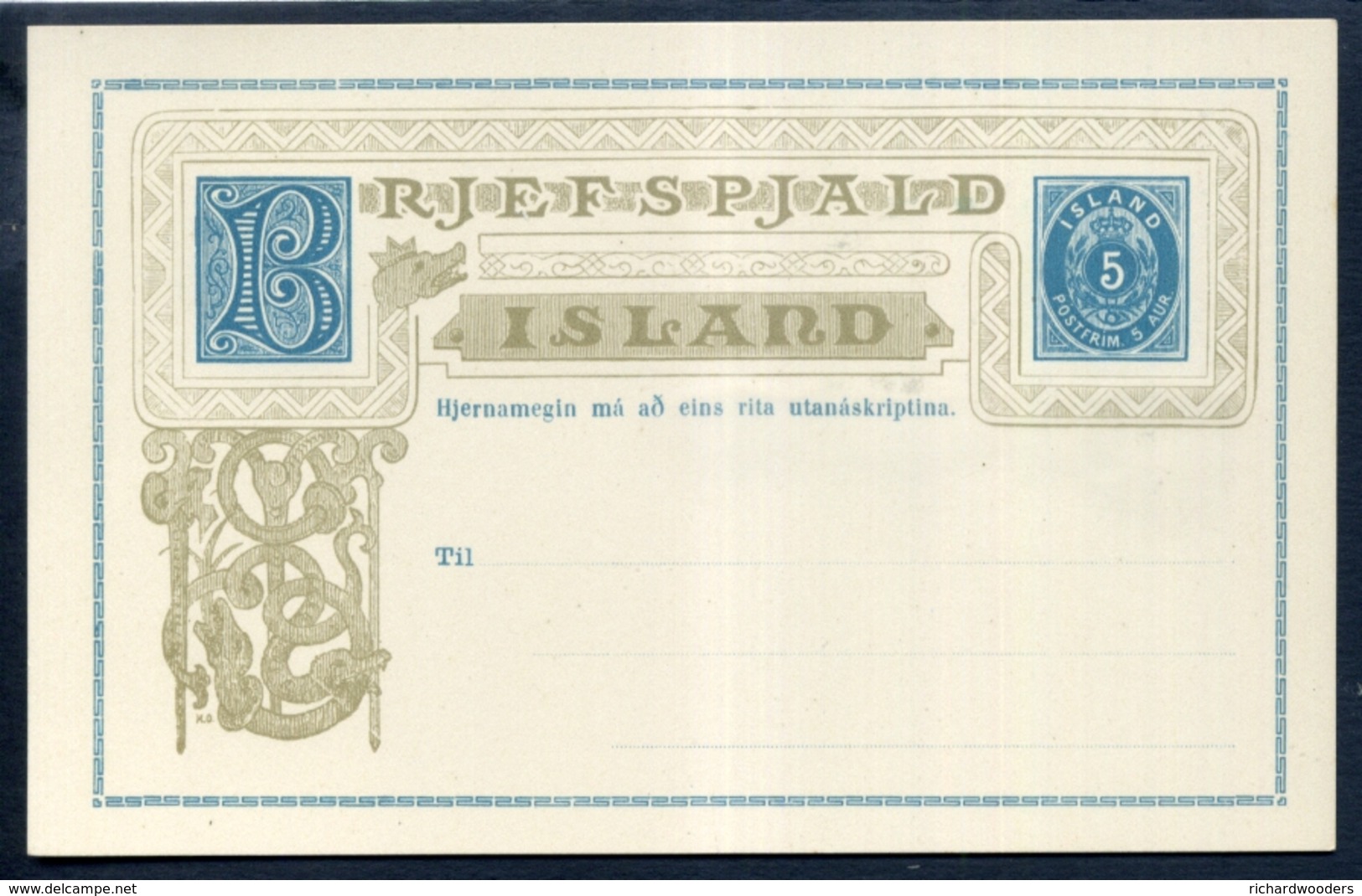 Iceland - Lettres & Documents
