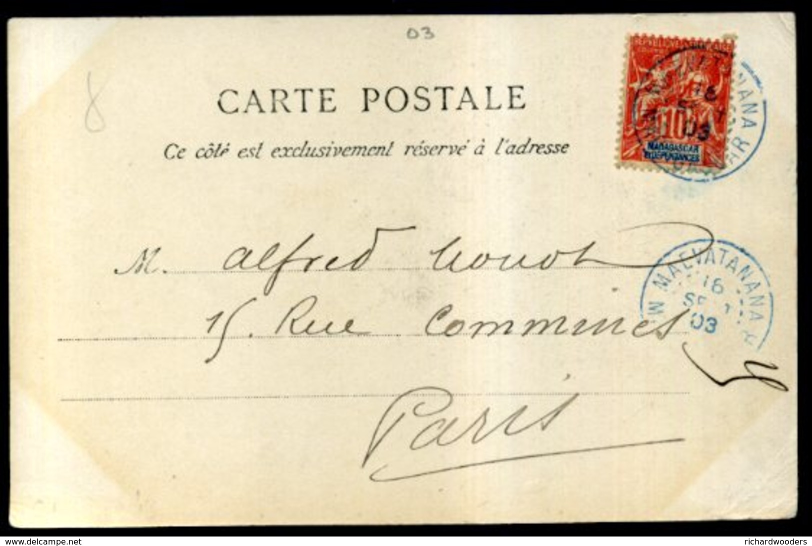 Madagascar, French POs In Madagascard & Depencencies 1889-96) - Brieven En Documenten