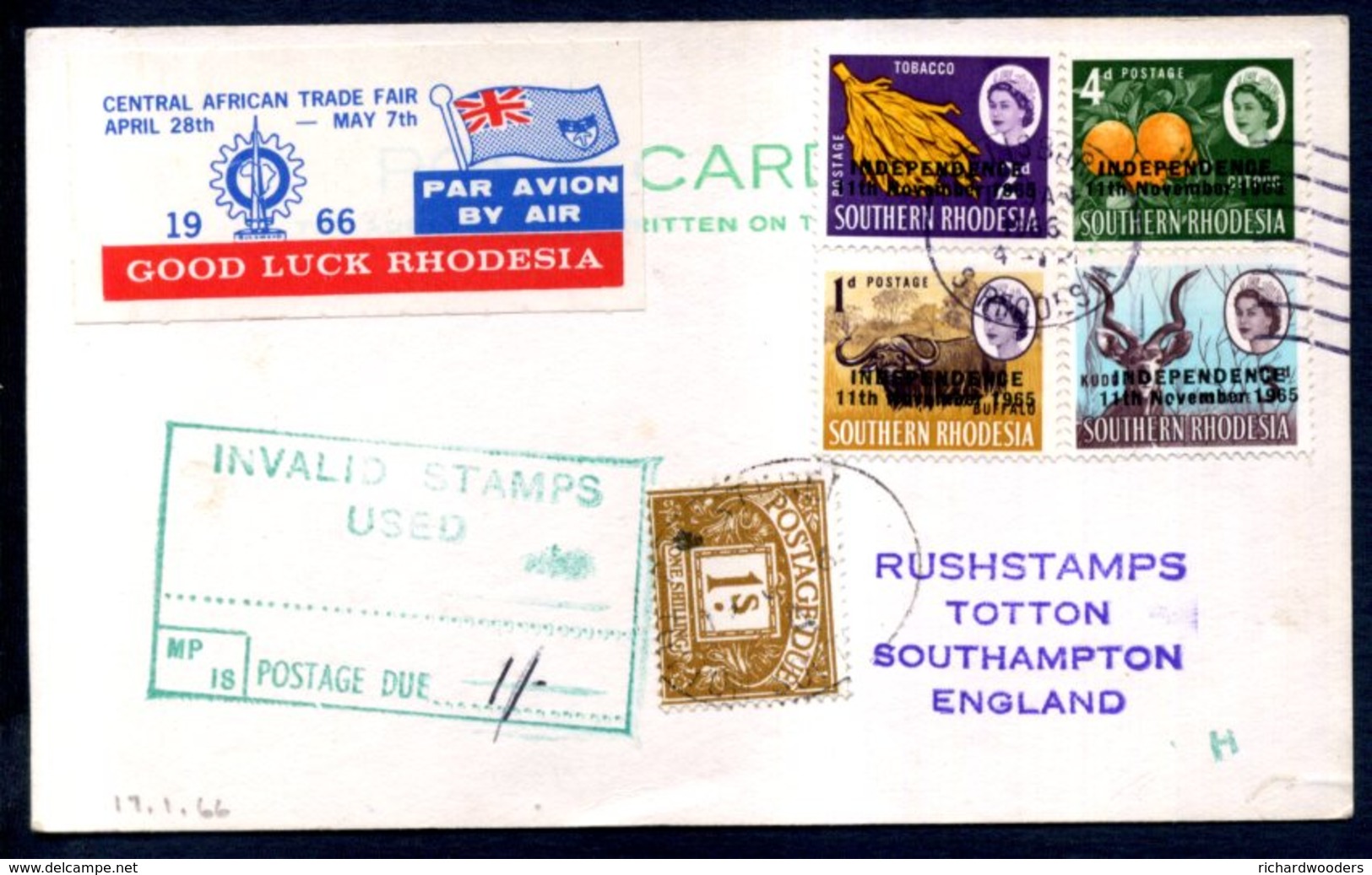 Southern Rhodesia - Rodesia Del Sur (...-1964)