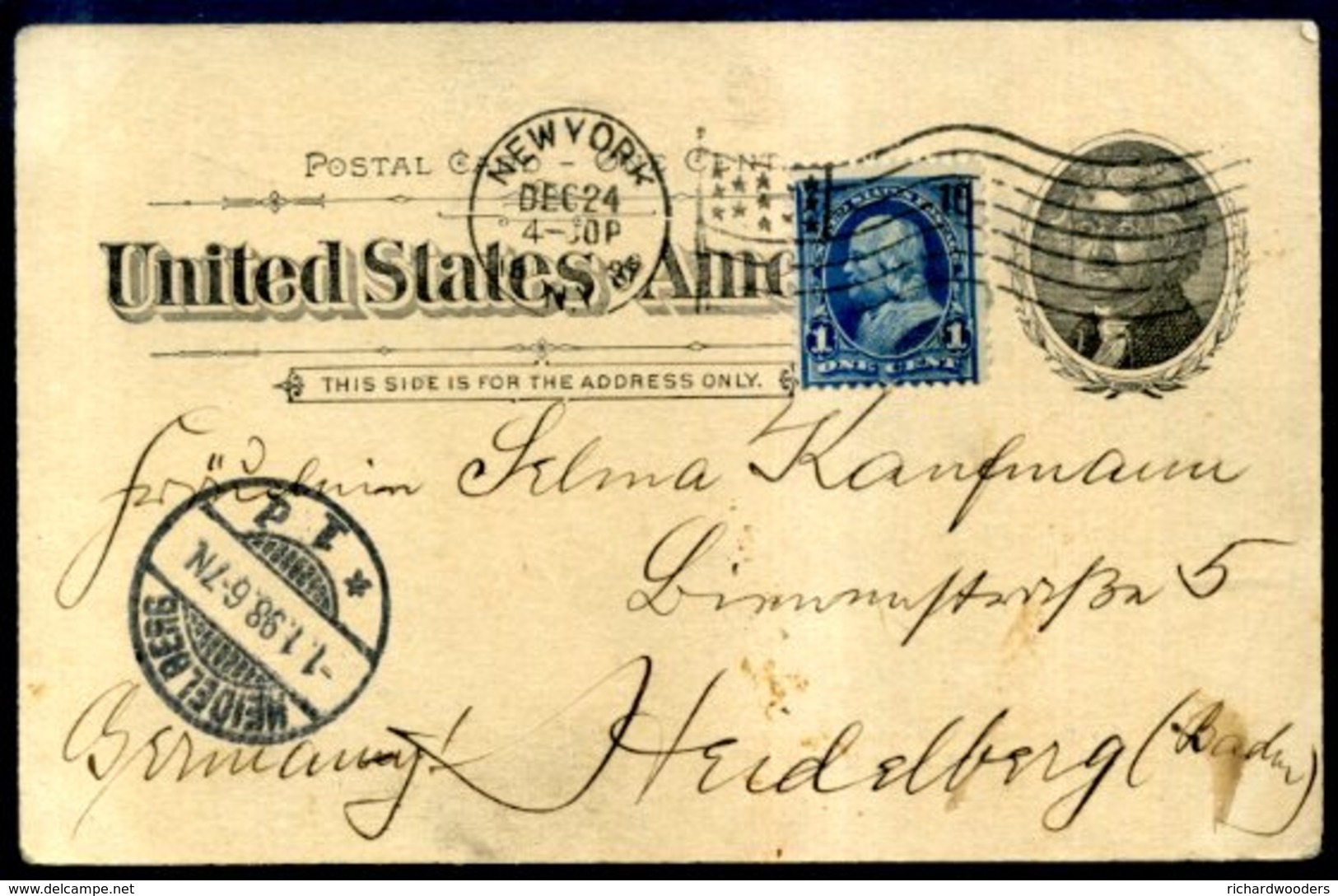 United States Of America - Covers - Pre 1900 - Brieven En Documenten