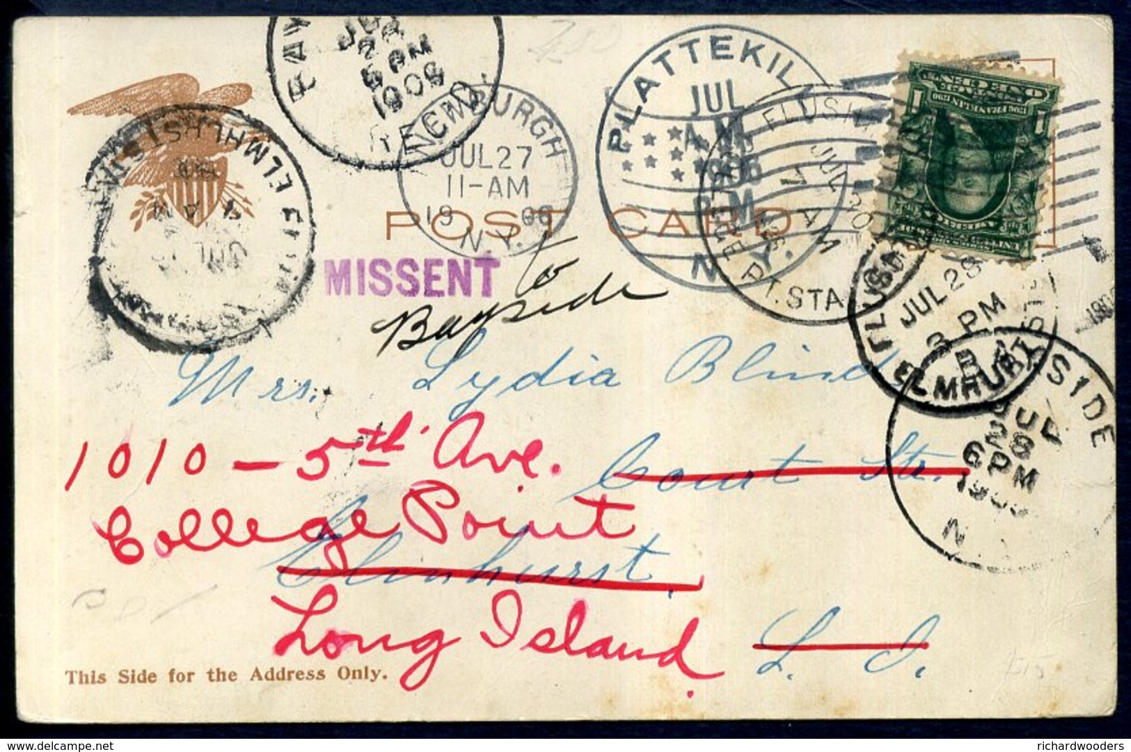 United States Of America - Covers - 1901 -1930 - Lettres & Documents