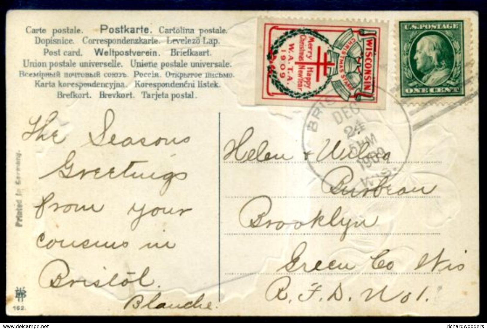 United States Of America - Covers - 1901 -1930 - Lettres & Documents