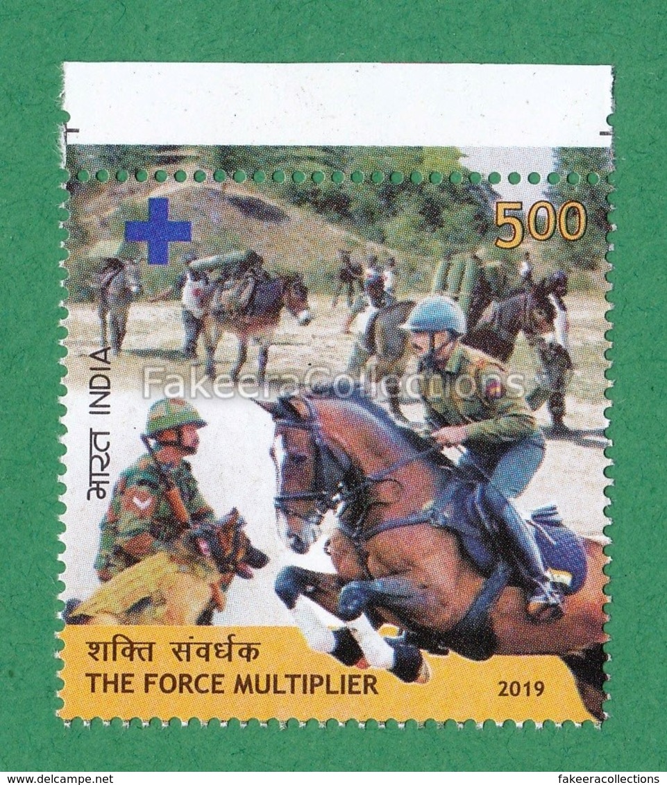 INDIA 2019 Inde Indien - FORCE MULTIPLIER 1v MNH ** - Donkeys, Mule, Horse  - As Scan - Esel