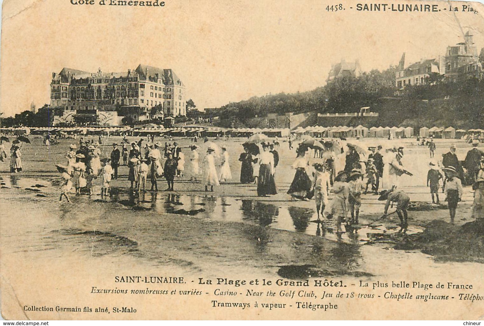 SAINT LUNAIRE LA PLAGE ET LE GRAND HOTEL - Saint-Lunaire