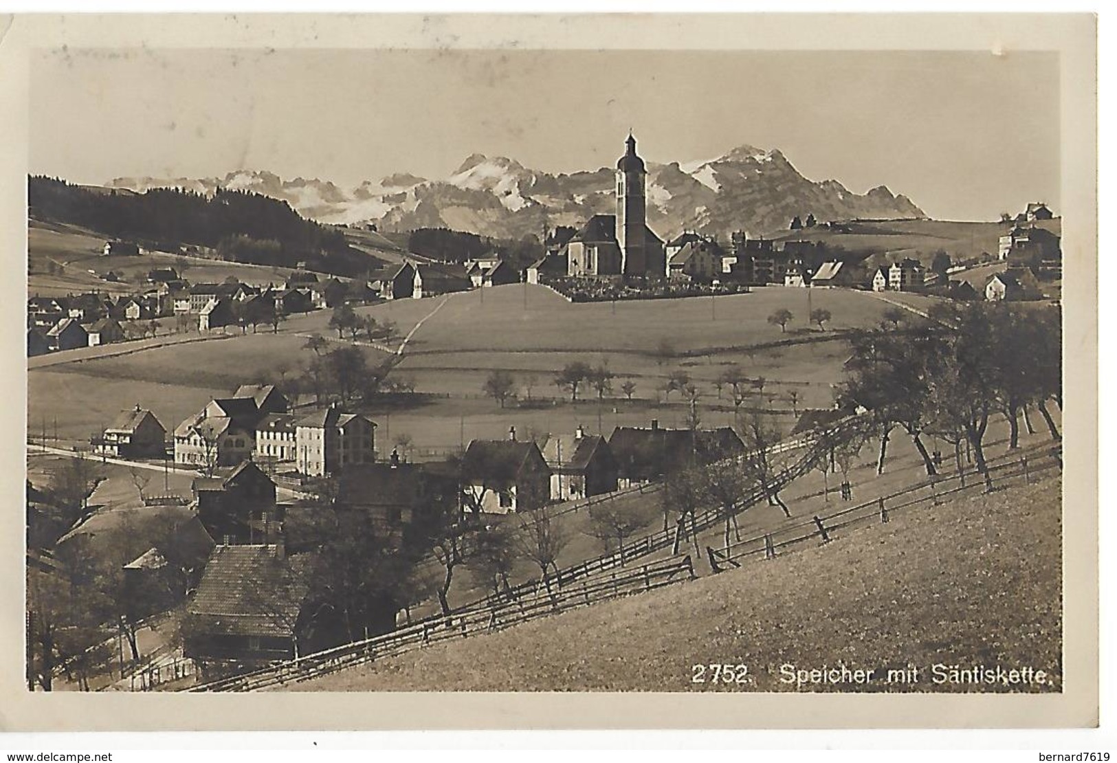 Suisse   Speicher Mit Santiskette - Speicher