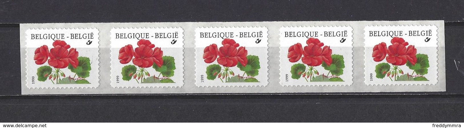 Belgique: R91 ** (Fin De Rouleau) - Coil Stamps