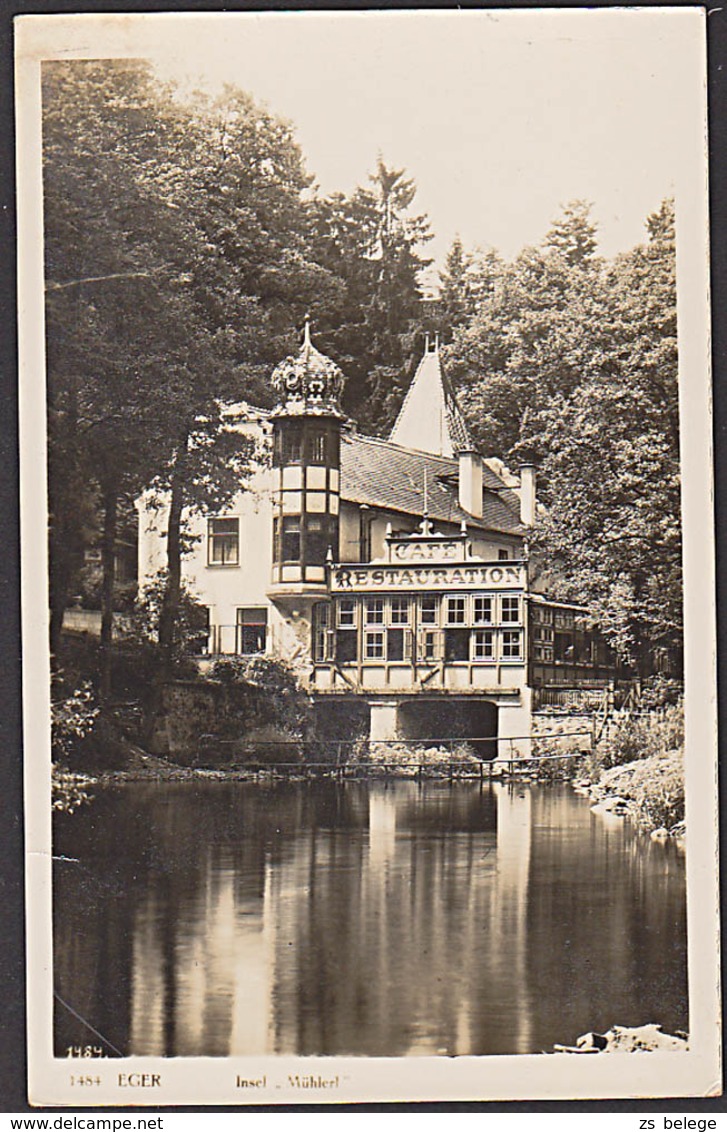 Eger Cheb Egertal Restauration Gaststätte Insel Mühlers Foto Wolf  Waldrestaurnant - Sudeten