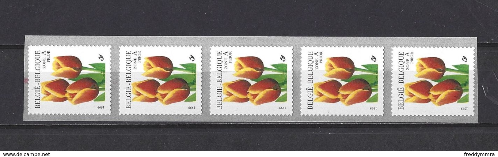 Belgique: R93 ** (Fin De Rouleau) - Coil Stamps