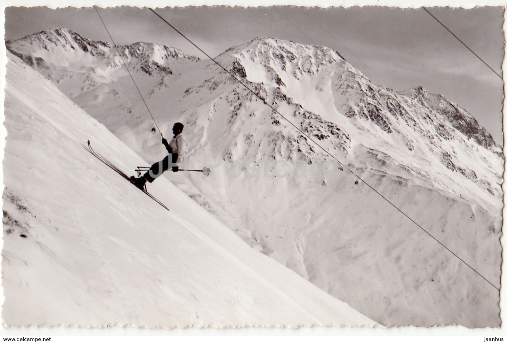 Skilift Natschen - Andermatt - Ski Lift - Alpine Skiing - 11528 - Switzerland - Old Postcards - Unused - Andermatt