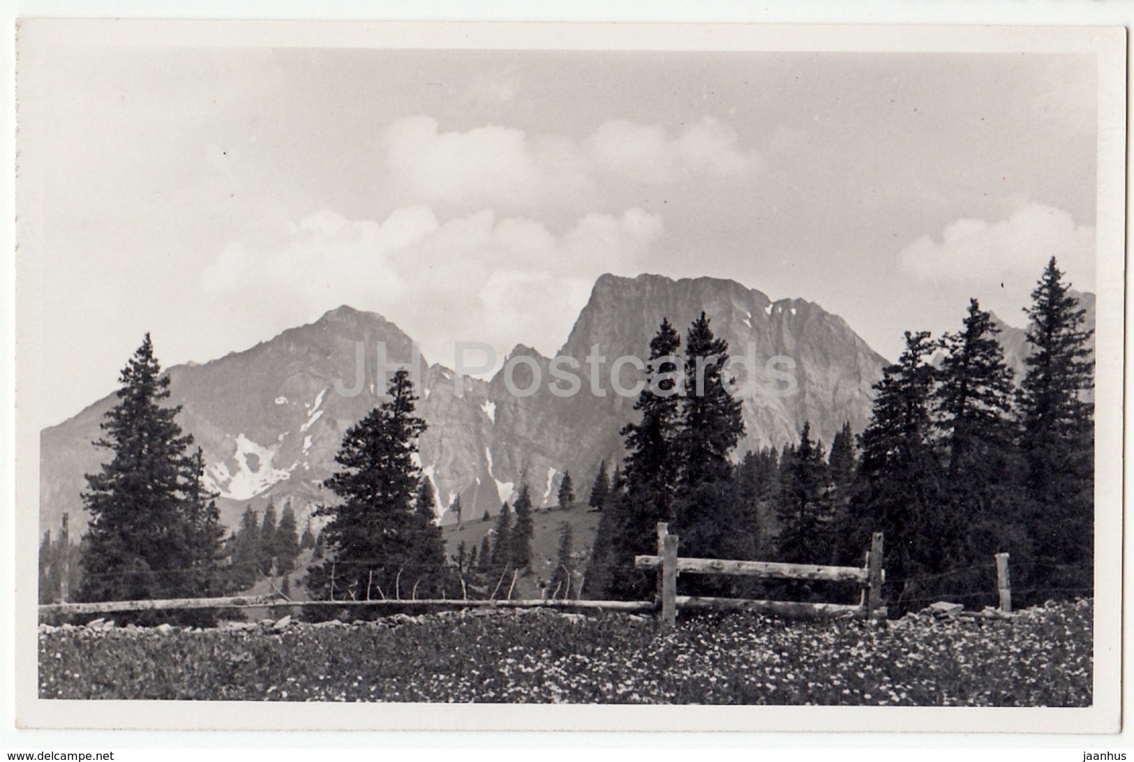 Kurhaus Strahlrufe - Blick Gegen Sichelkamm U. Gamsberg - Switzerland - Old Postcard - Unused - Gams