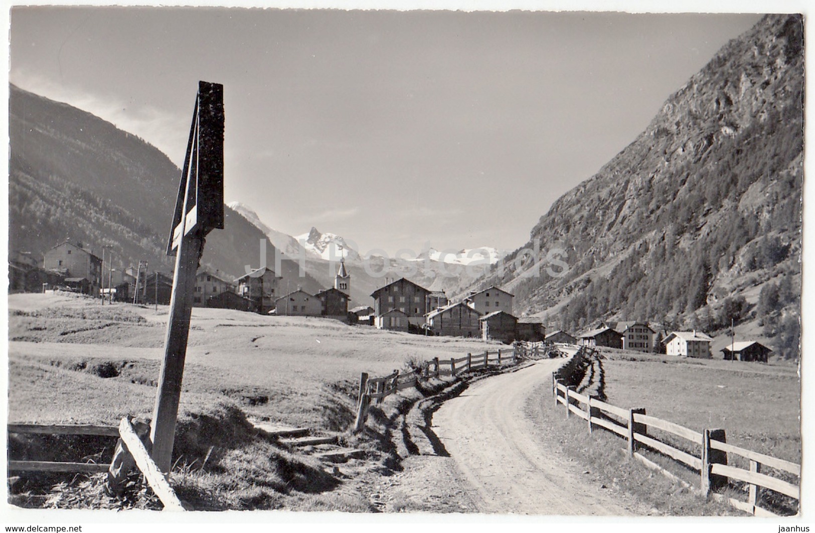 Tasch - Breithorn - Kl. Matterhorn - 4047 - Switzerland - 1959 - Used - Täsch