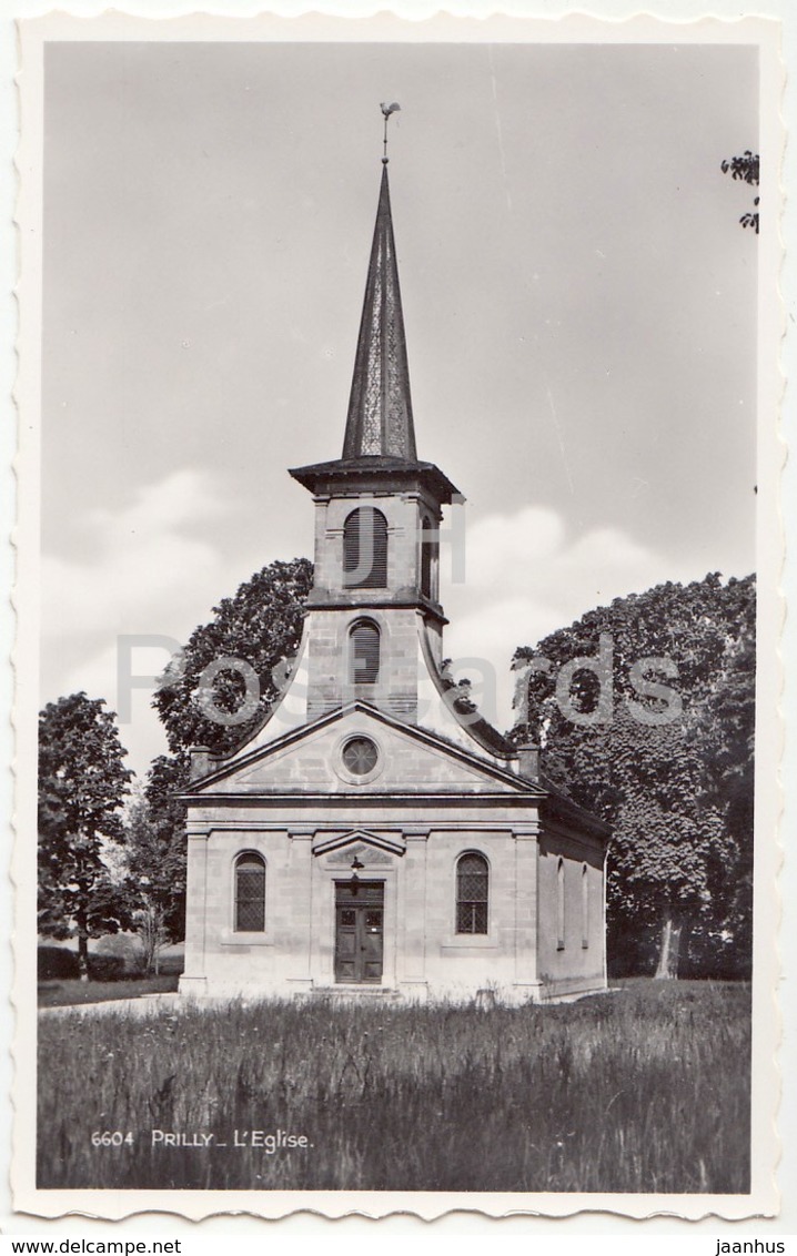 Prilly - L'Eglise - Church - 6604 - Switzerland - 1958 - Used - Prilly