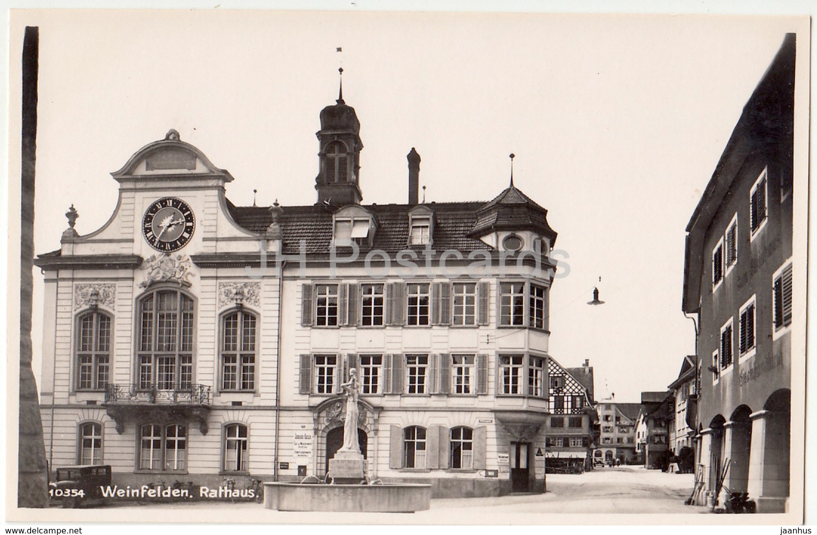 Weinfelden - Rathaus - Town Hall - 10354 - Switzerland - Old Postcard - Unused - Weinfelden