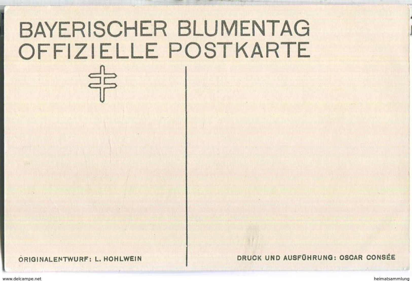 Ludwig Hohlwein - Bayerischer Blumentag - Verlag Oscar Consee - Hohlwein, Ludwig