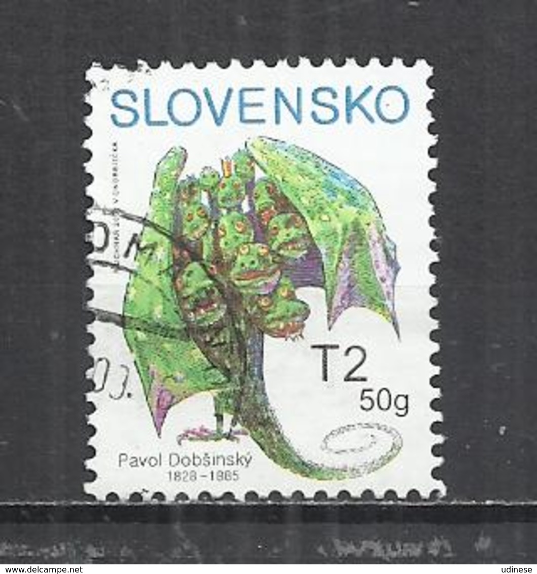 SLOVAKIA 2008 - STAMP FOR CHILDREN, PAVOL DOBSINSKY -  POSTALLY USED OBLITERE GESTEMPELT USADO - Oblitérés