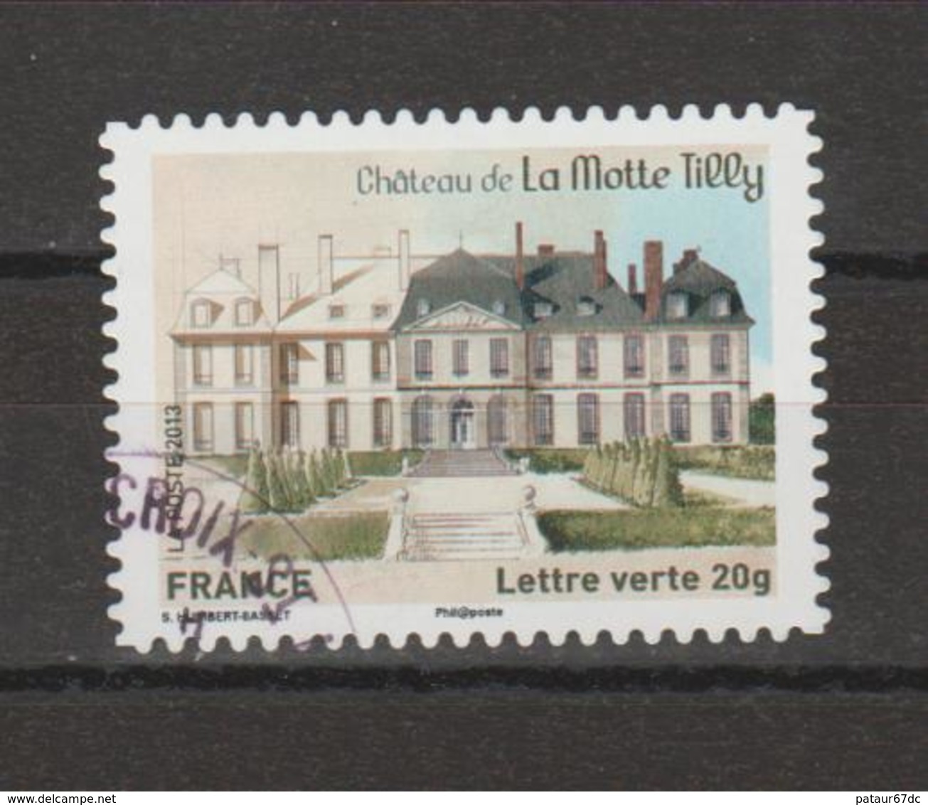 FRANCE / 2013 / Y&T N° AA 869 : "Patrimoine" (Château De La Motte à Tilly) - Choisi - Cachet Rond - Andere & Zonder Classificatie