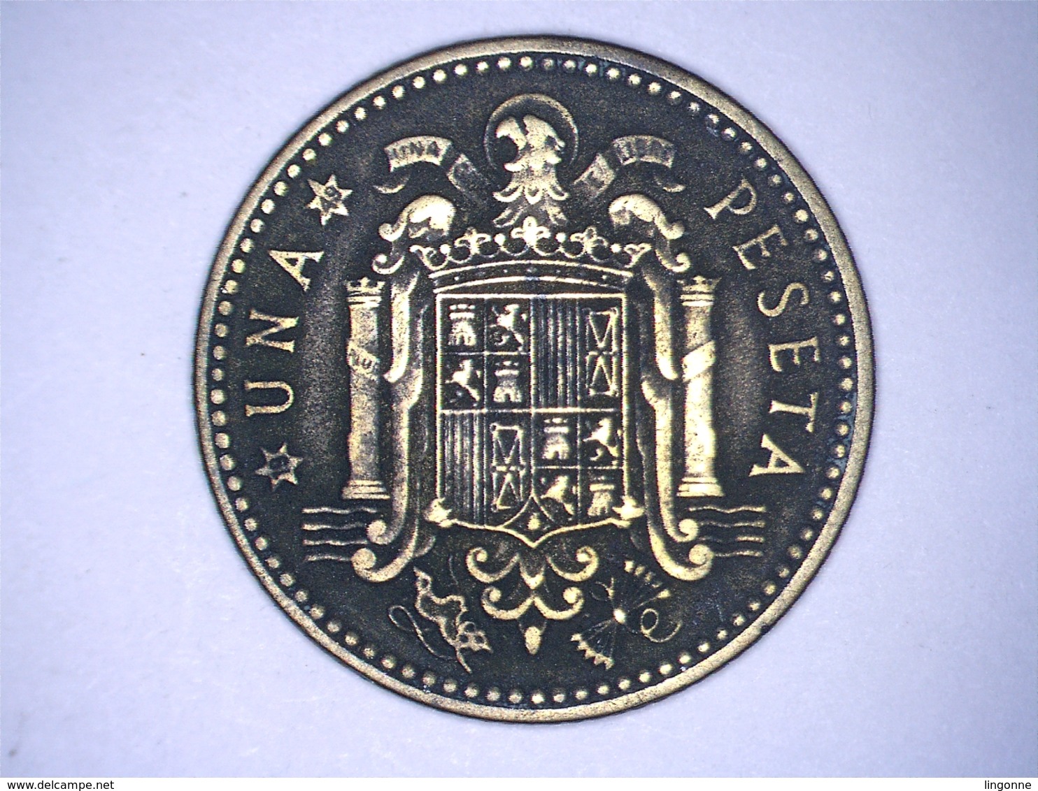 1947 - Espagne - Spain - UNA PESETA, ETOILE 49 - 1 Peseta