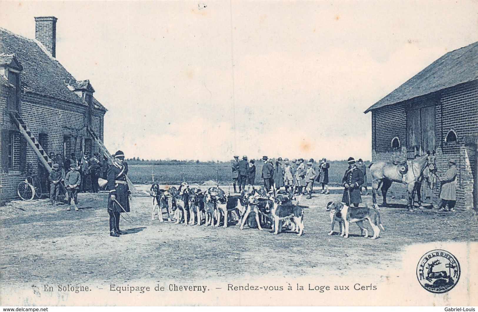 Equipage De Cheverny - Rendez-vous à La Loge Aux Cerfs - Cheval - Meute De Chiens De Chasse - Cheverny