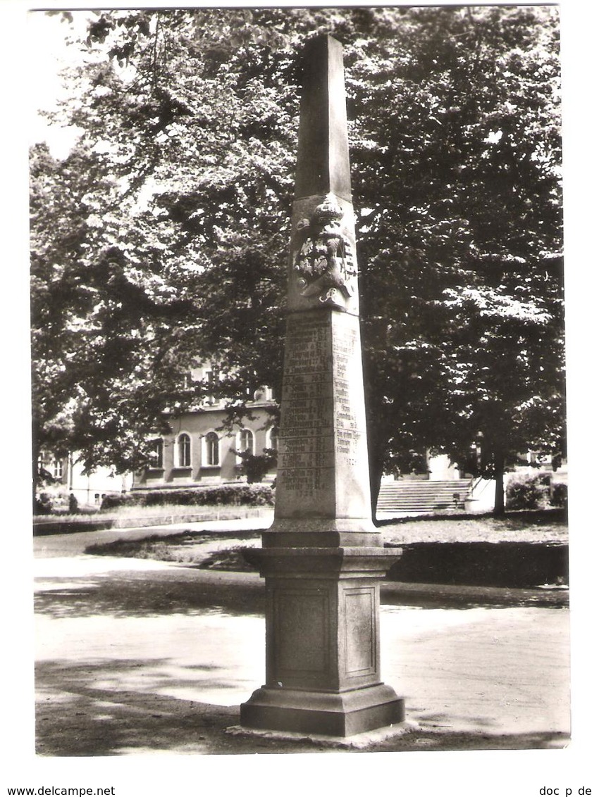 Deutschland - Frankenberg Kreis Hainichen - Postsäule - Bild Und Heimat 01 14 10 085 - Frankenberg