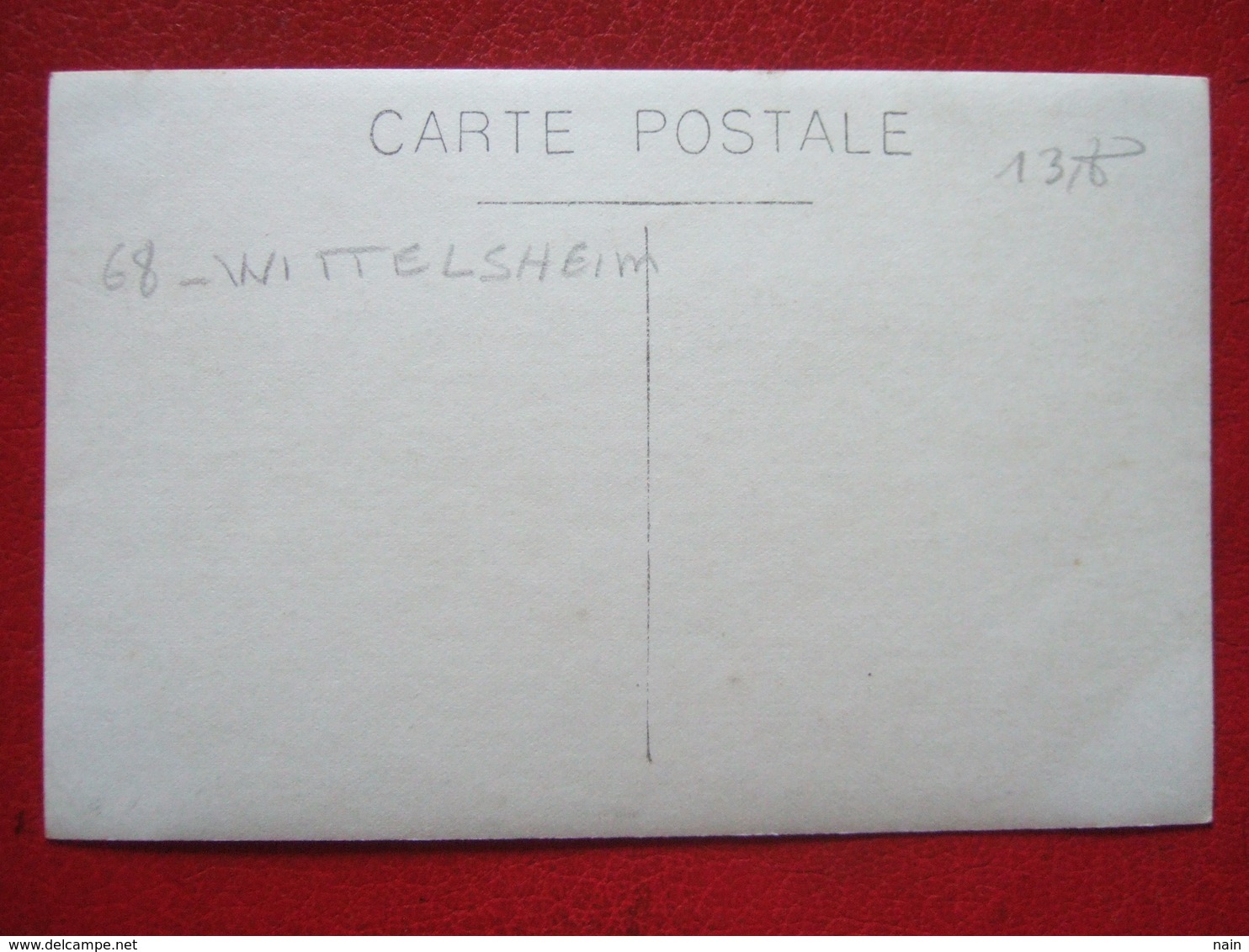 68 - WITTELSHEIM - CARTE PHOTO - " MINES DE POTASSE AMELIE " - AU FOND . " SERIE INCONNU SUR DELCAMPE ... - Autres & Non Classés