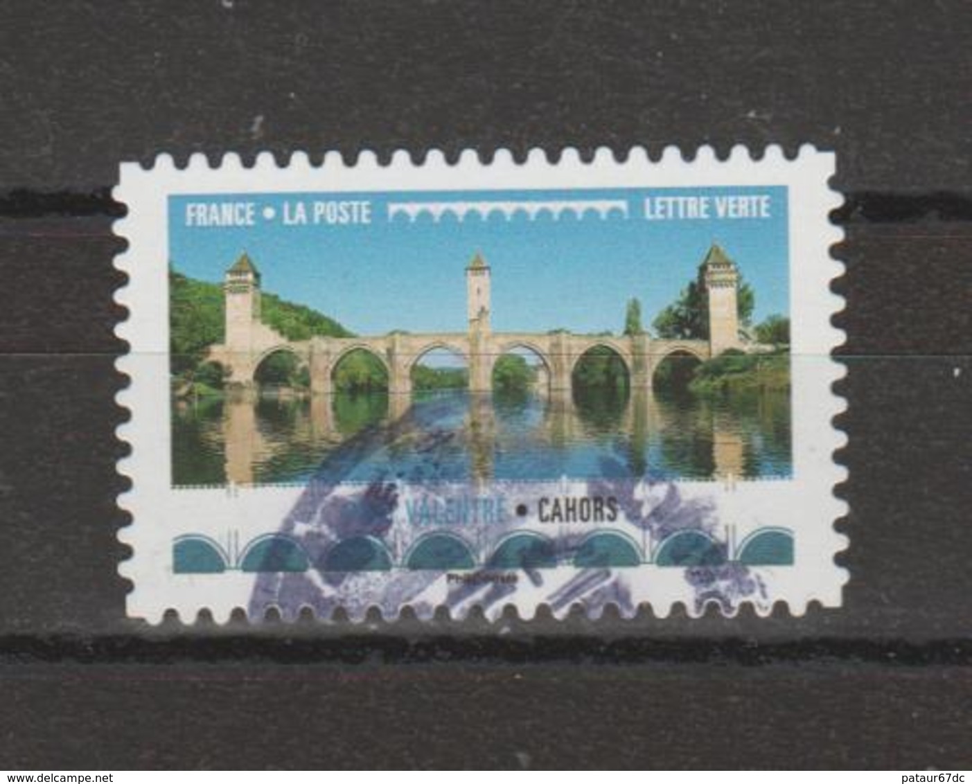 FRANCE / 2017 / Y&T N° AA 1472 : "Ponts & Viaducs" (Pont Valentré) - Choisi - Cachet Rond - Other & Unclassified