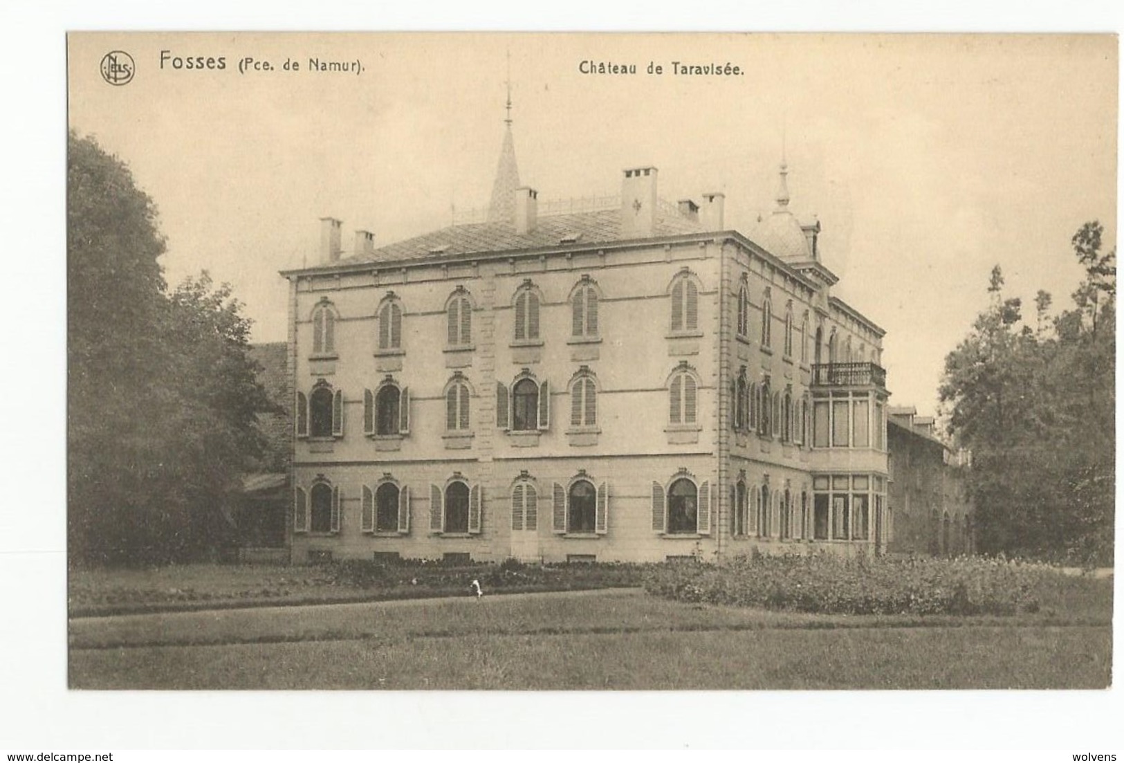 Fosses-la-ville Château De Taravisée Carte Postale Ancienne - Fosses-la-Ville