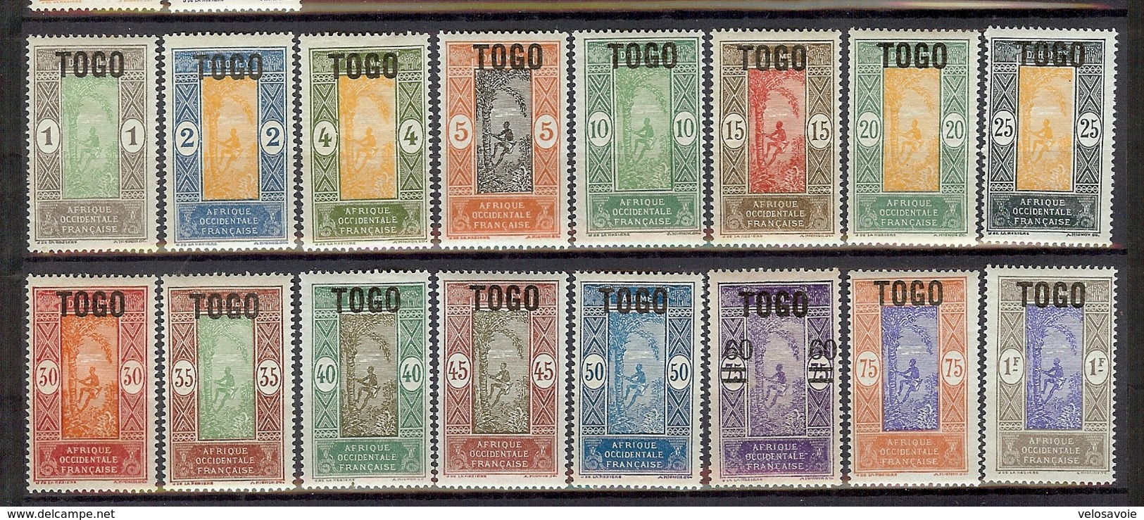TOGO N° 101/118 * - Unused Stamps