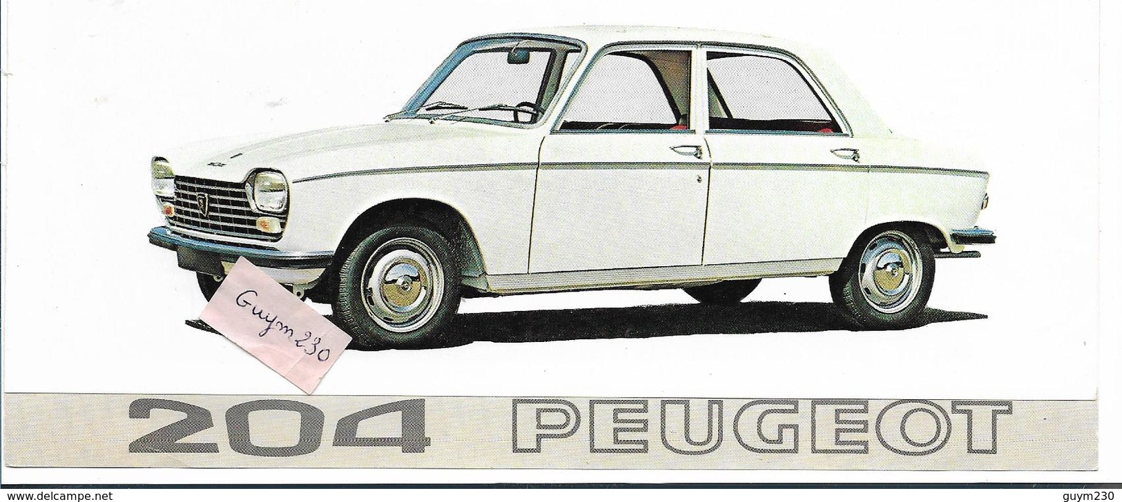 PEUGEOT -  Pub 204 - PKW