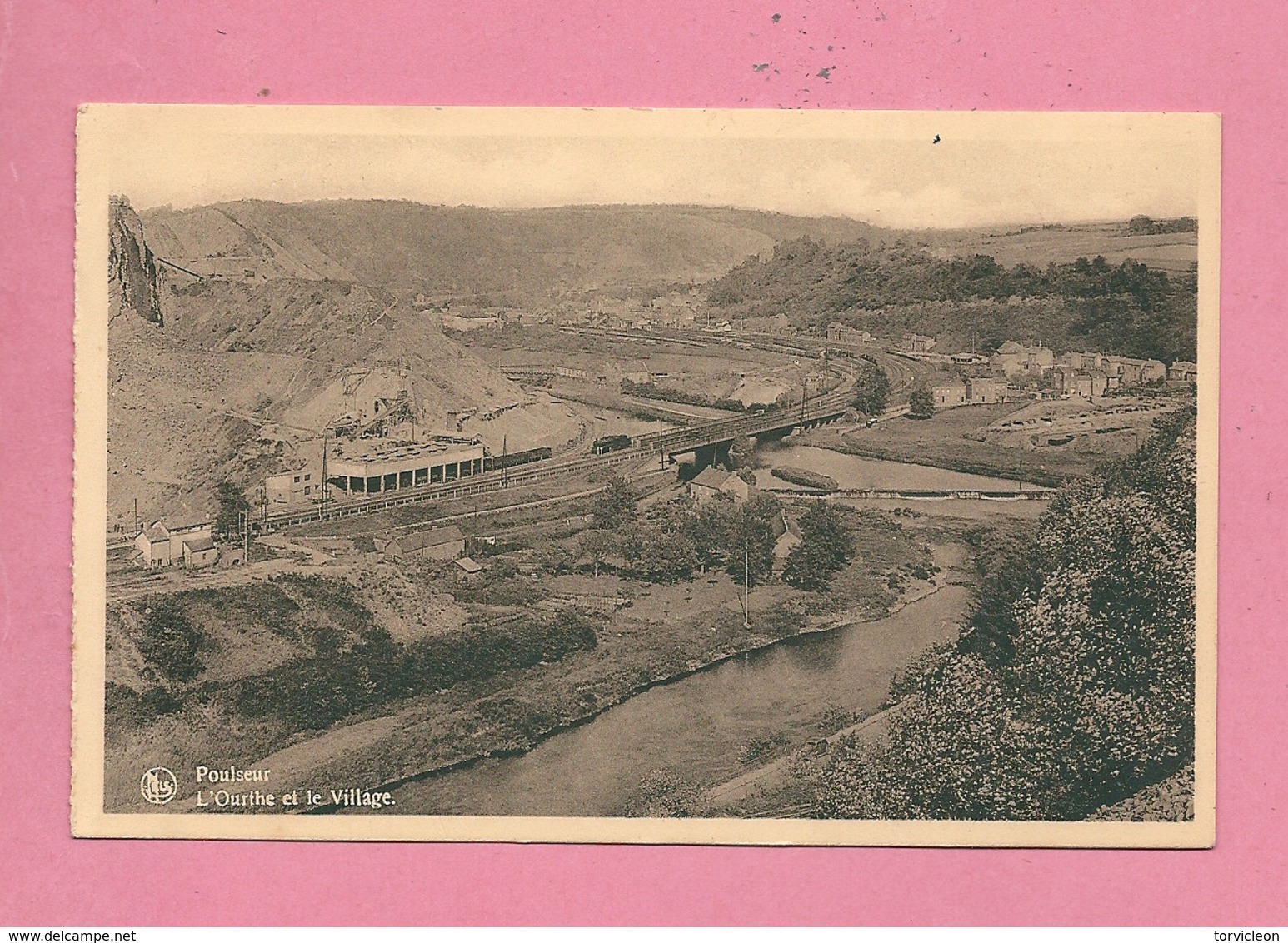 C.P. Poulseur  =  L'  Ourthe  Et Le  Village - Comblain-au-Pont