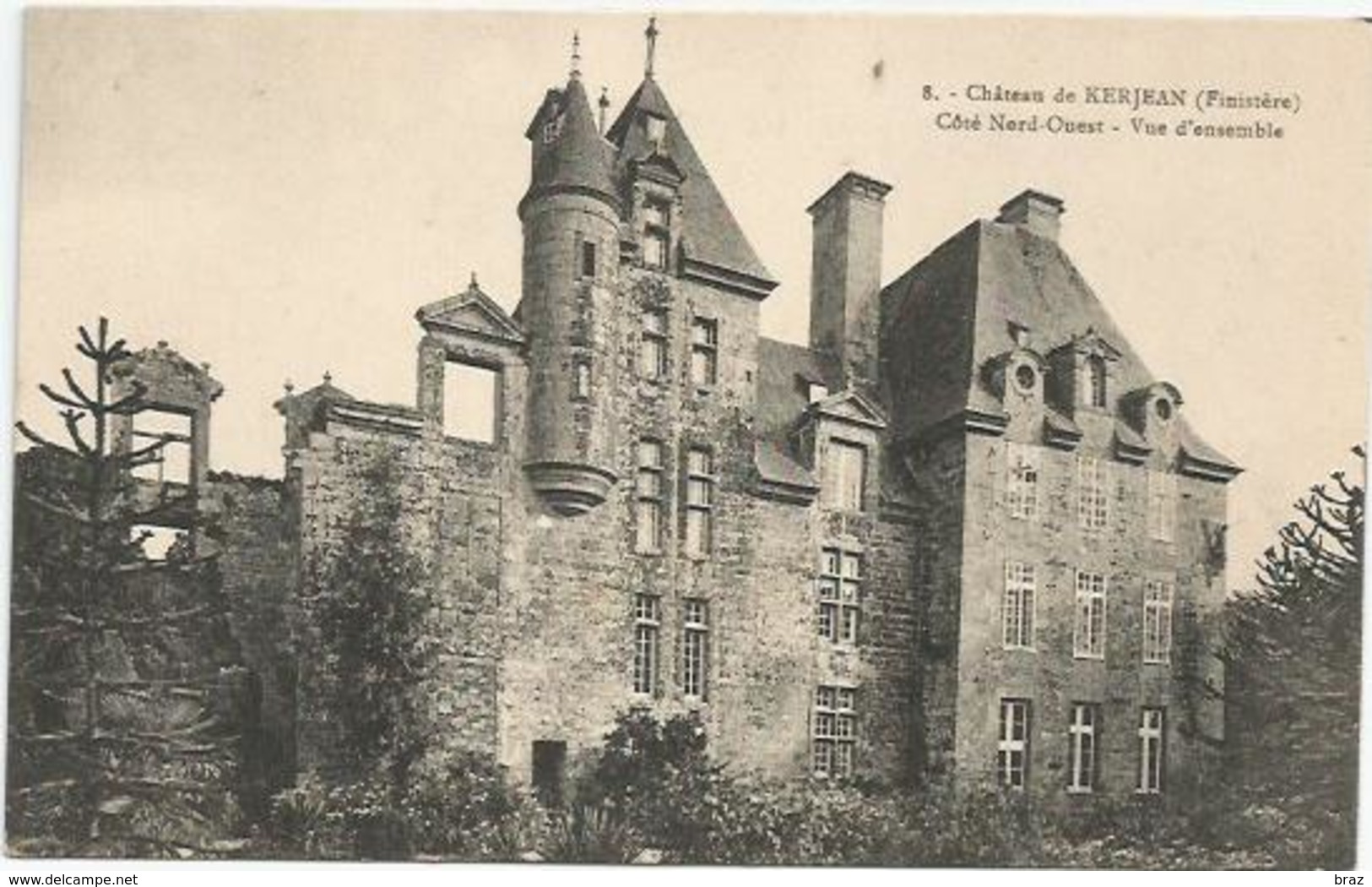 CPA  St Vougay Chateau De Kerjean - Saint-Vougay