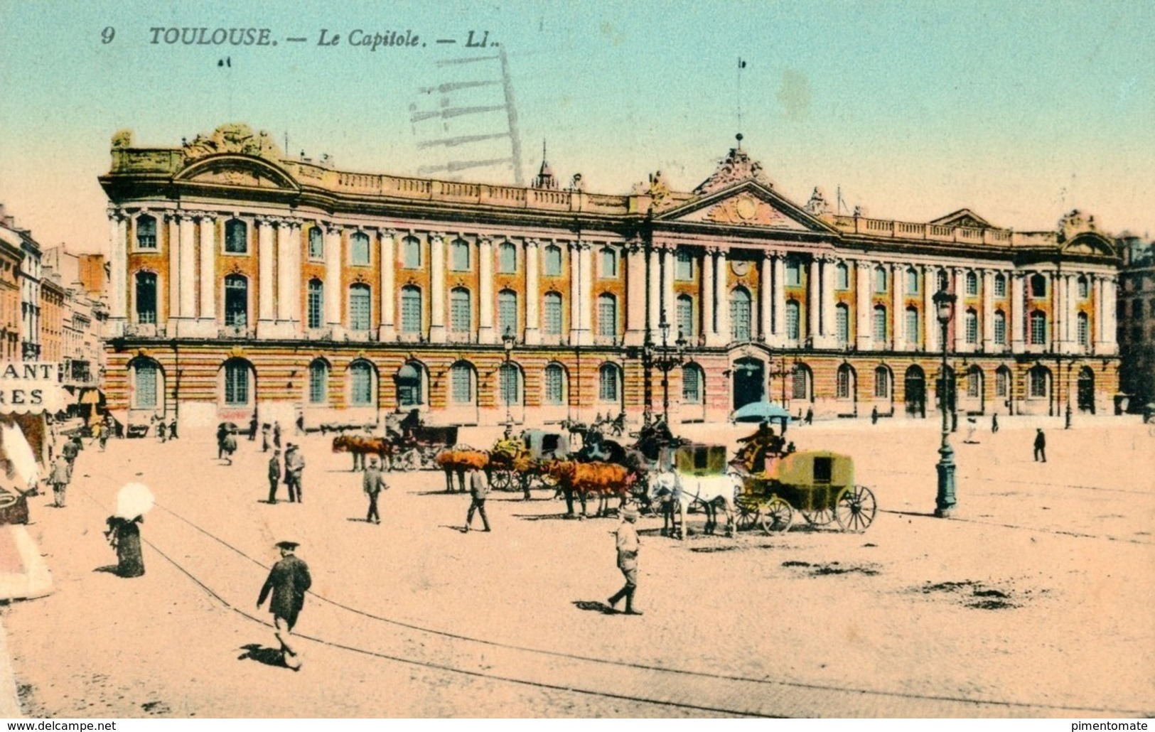 TOULOUSE LE CAPITOLE CARRIOLE CALECHE CHEVAL - Toulouse